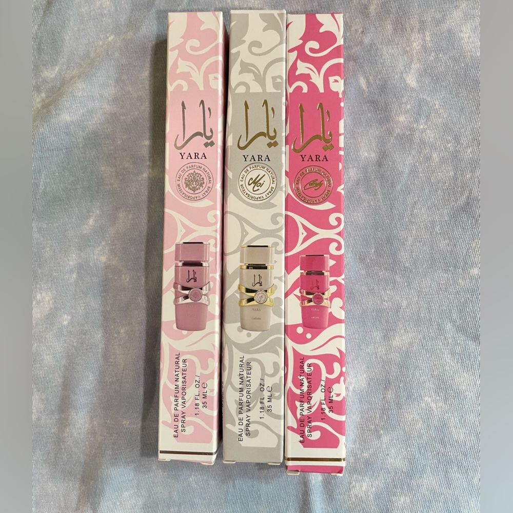 Yara Travel Size Sprays 1.18 oz Boxed Choose Pink, Moi, or Candy NEW